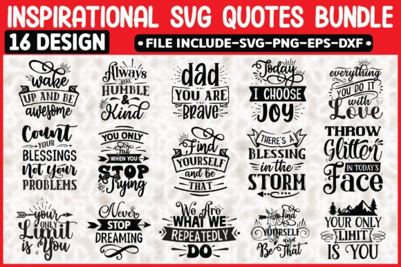 Download Inspirational SVG Quotes Bundle - Inspirational svg quotes Collection