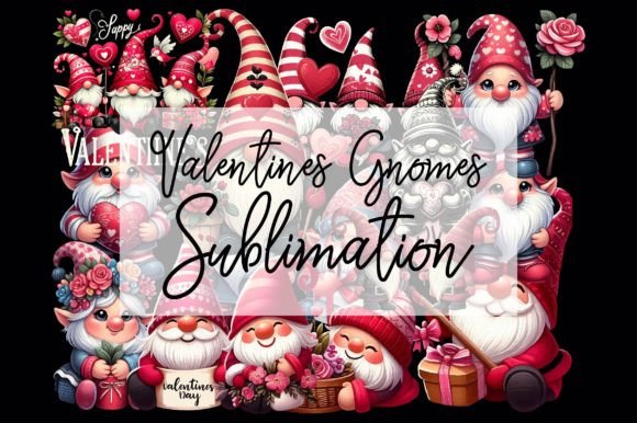 Download Free Valentines Gnomes PNG Sublimation - Premium Bundle