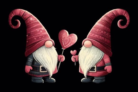 Download Free Valentines Gnomes PNG Sublimation - Premium Resources